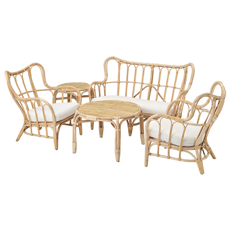 Outdoor Furniture Indonesia - Op maat gemaakte natuurlijke echte rotanbank