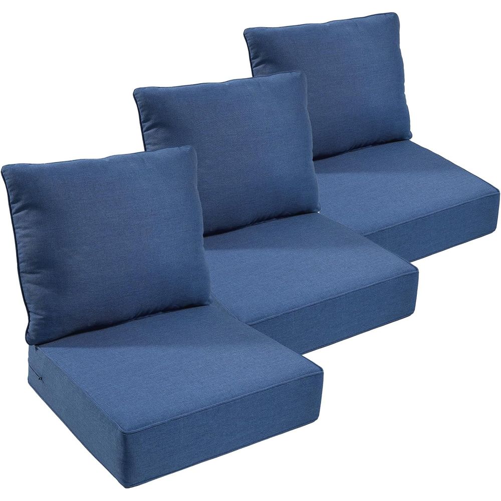 Outdoor Furniture For Patio - Buitenmeubelkussens, 6 inch dikke zitkussens, waterdicht