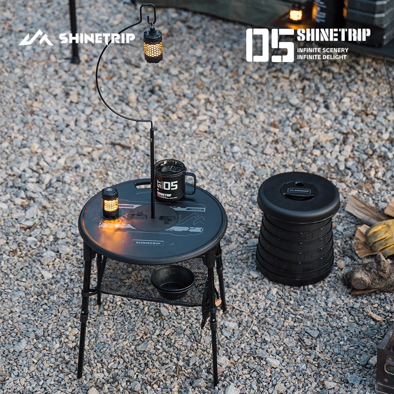 Folding Picnic Table - ShineTrip Opvouwbare buitentafel Draagbare camping-picknick-barbecuetafel Multifunctionele
