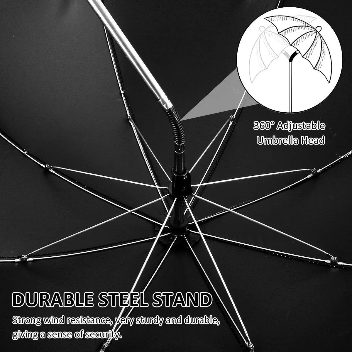 Strandstoel Paraplu UV-bescher - Parasol Umbrella Large recensie en prijs