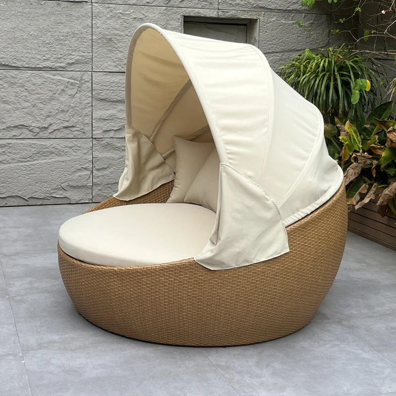 Dagbed, anti-UV roestvrij rond - Outdoor Furniture Lounge Set recensie en prijs