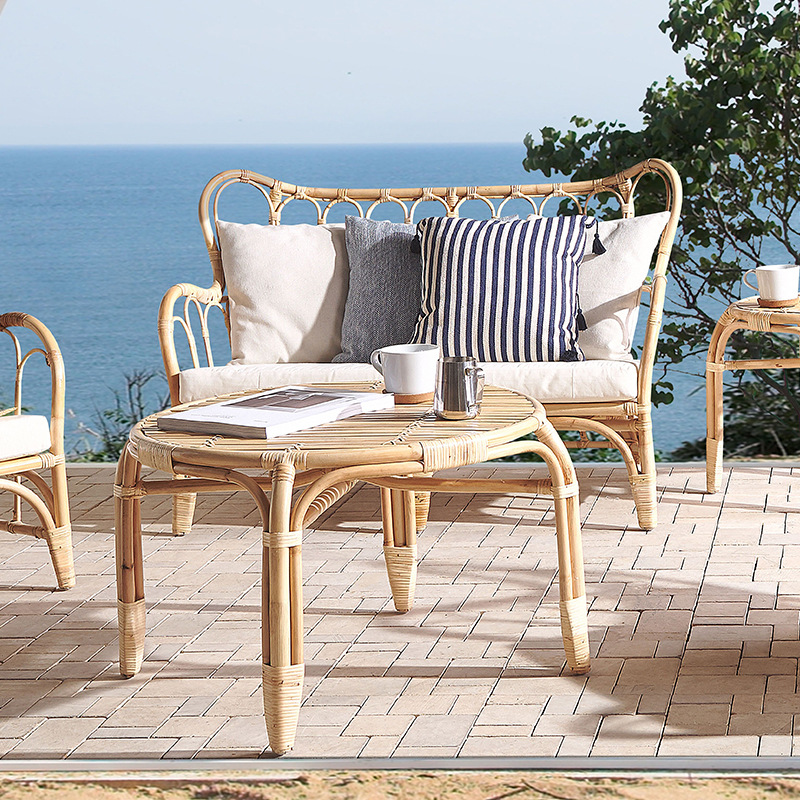 Natuurlijke rotan bank voor bu - Outdoor Furniture Indonesia recensie en prijs