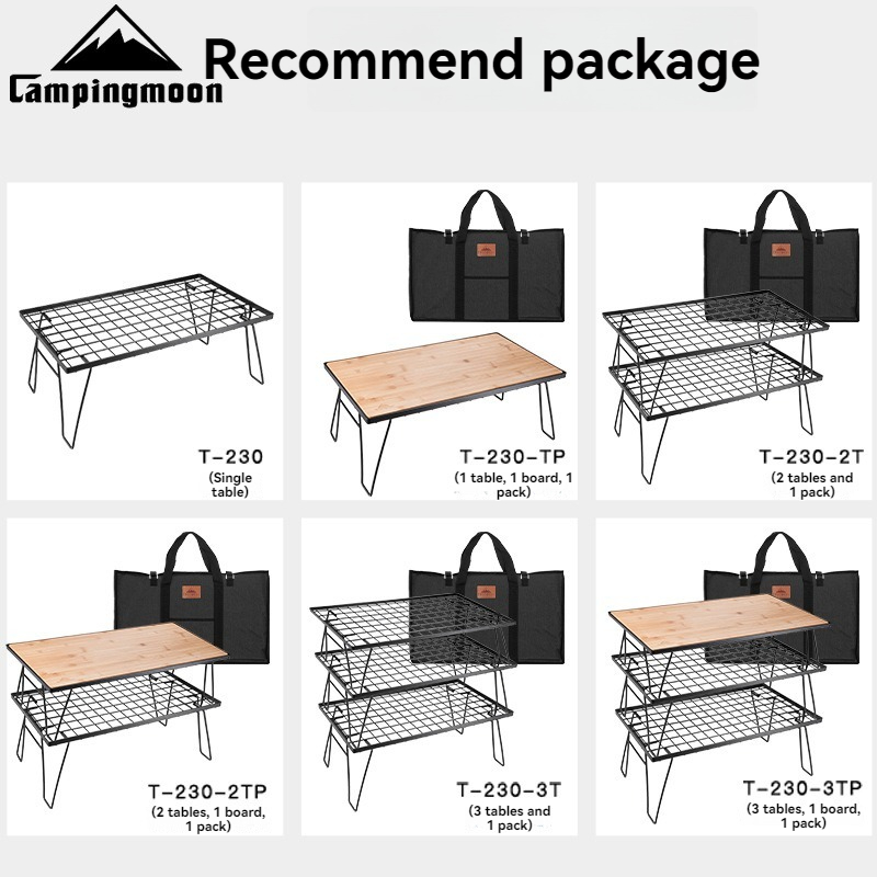 CAMPINGMOON T-230 Draagbare Mu - Folding Picnic Table recensie en prijs