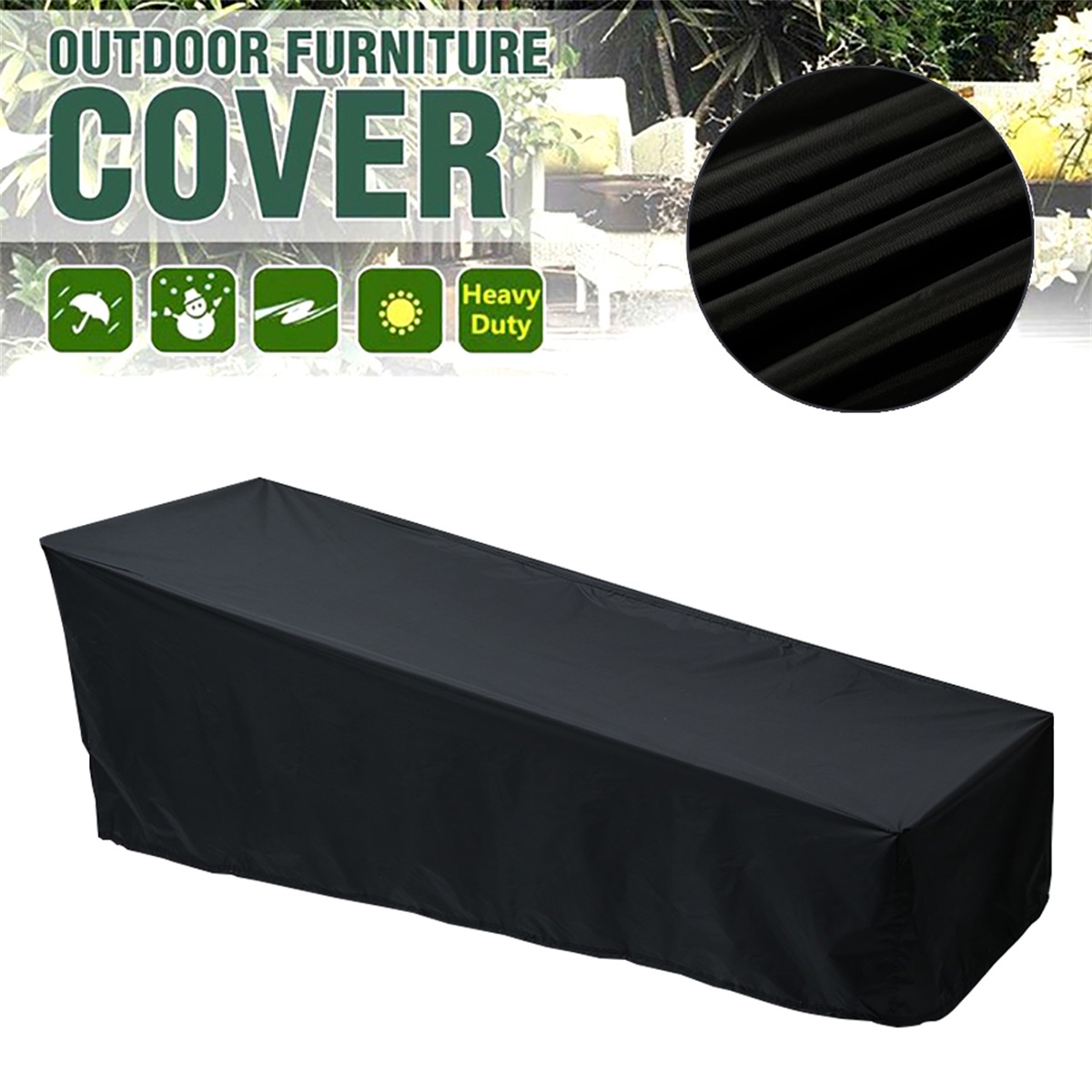 Outdoor Tuin Zonnebank Cover L - Outdoor Furniture Lounge Set recensie en prijs