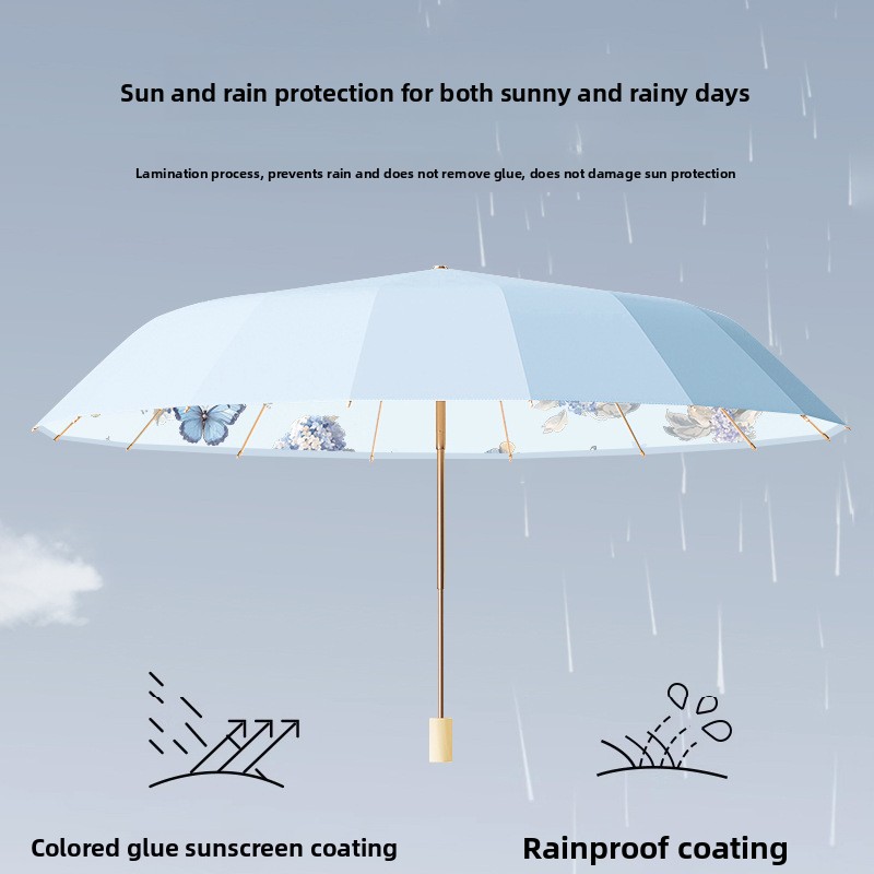 Vintage 16-ribben paraplu grot - Parasol Umbrella Large recensie en prijs