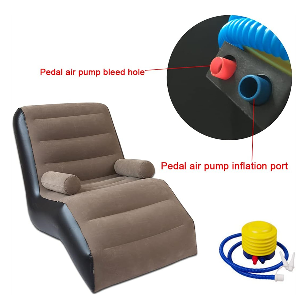 Opvouwbare luie bank, opblaasb - Outdoor Furniture Lounge Set recensie en prijs